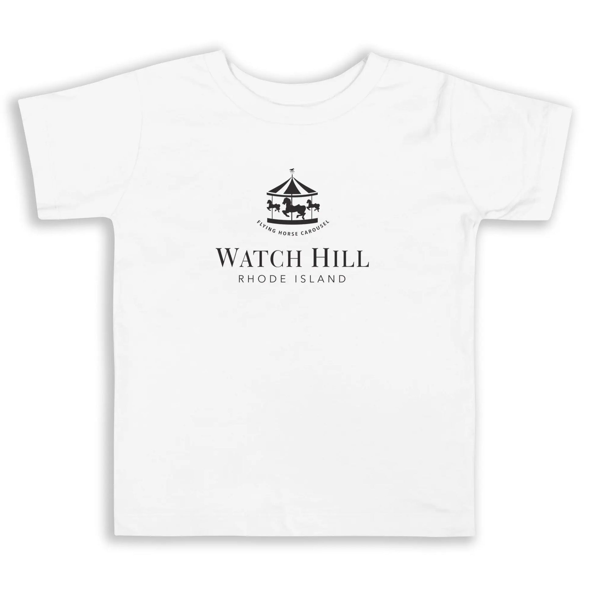 Flying Horse Carousel Toddler Tee — Watch Hill Rhode Island! The Wishful Fish