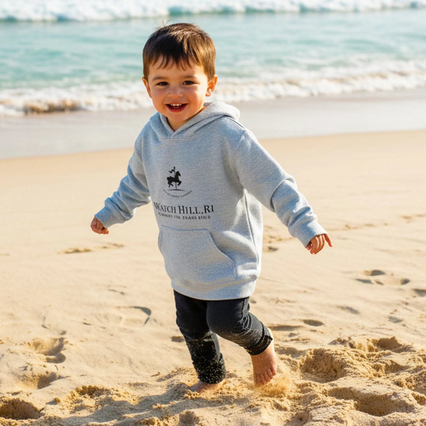 Flying Horse Carousel Toddler Tee — The Brass Ring, A Watch Hill Tradition! The Wishful Fish