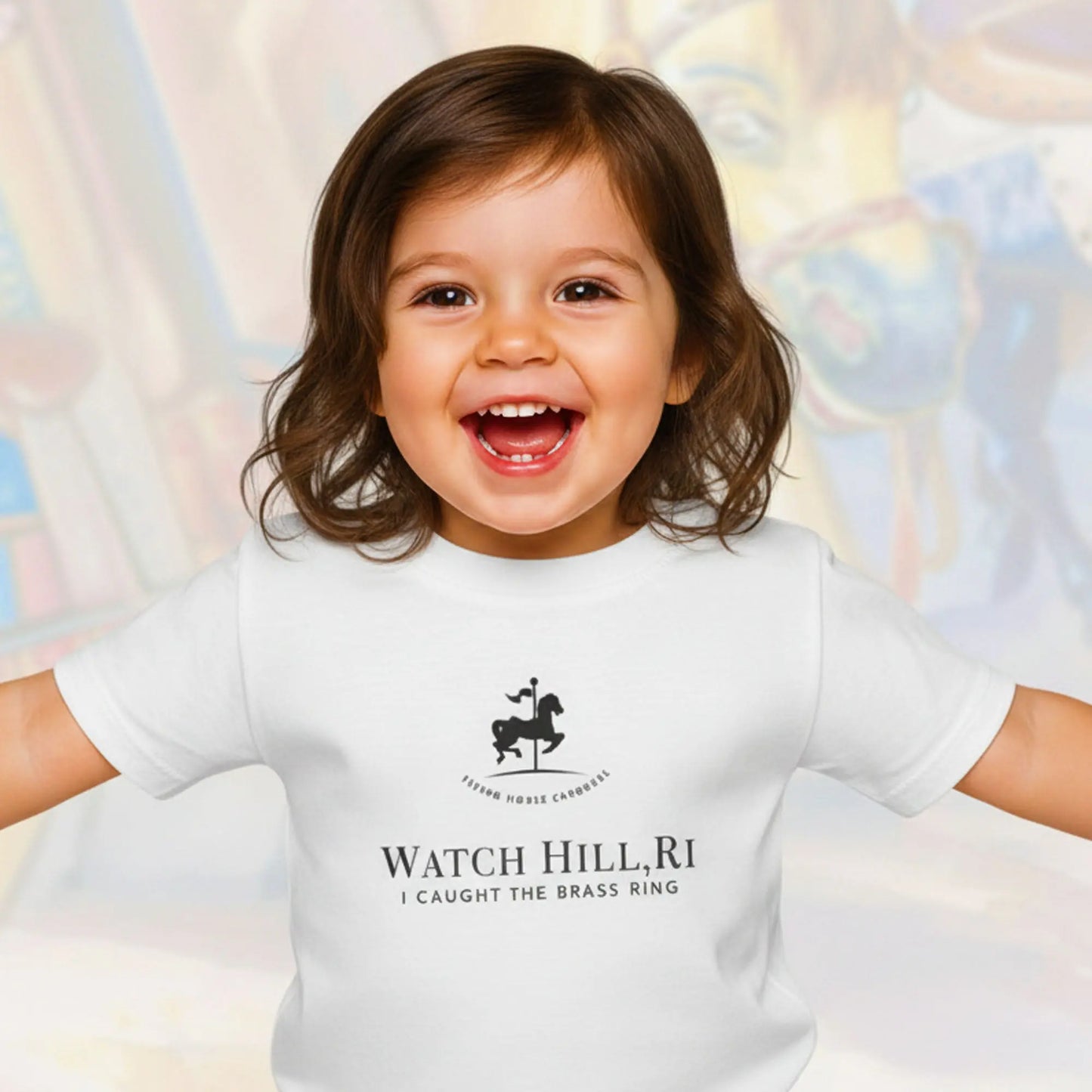 Their First Brass Ring Moment Watch Hill, RI. SHOP Now at The Wishful Fish