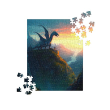 Load image into Gallery viewer, Dragon Mountain Jigsaw Puzzle | 2 Sizes | 252 Pieces | Front View | The Wishful Fish
