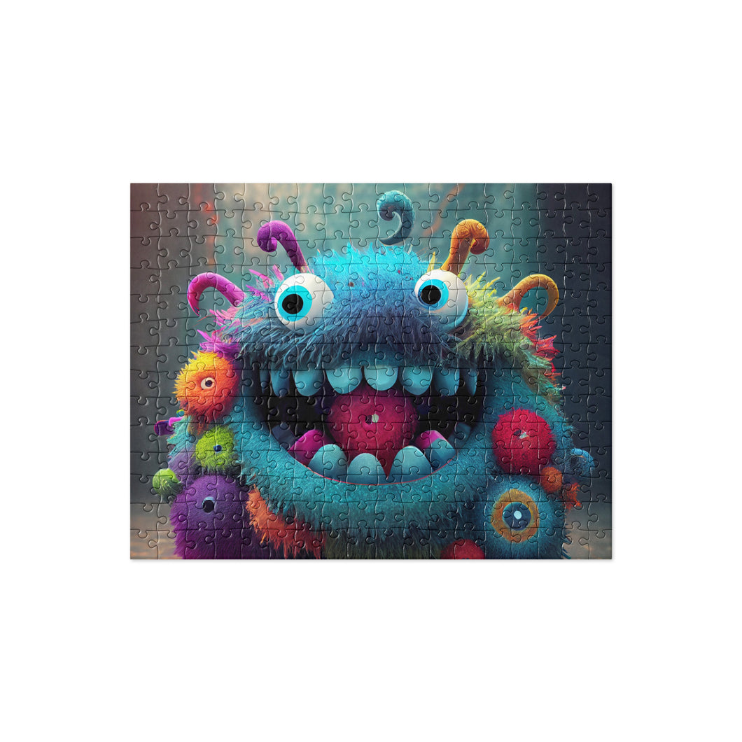 Happy Monster Jigsaw Puzzle | 252 Pieces | Front View | The Wishful Fish Shop
