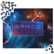 Load image into Gallery viewer, Welcome To Space Since April 12, 1961 Jigsaw Puzzle | Front View | 250 Pieces | The Wishful Fish Shop
