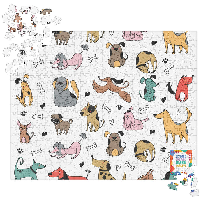 Funny Dogs Jigsaw Puzzle + 520 Pieces - Premium Jigsaw Puzzle from The Wishful Fish - Just $29! Shop now at The Wishful Fish