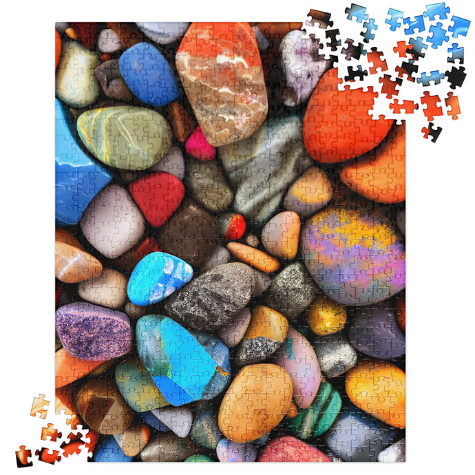 Rock Collection Jigsaw Puzzle + 520 Pieces | Front View | The Wishful Fish