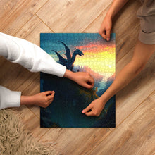 Load image into Gallery viewer, Dragon Mountain Jigsaw Puzzle | 2 Sizes | 520 Pieces | Lifestyle Photo | The Wishful Fish
