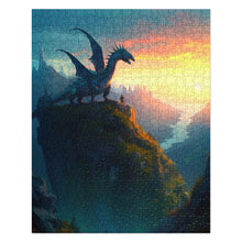 Load image into Gallery viewer, Dragon Mountain Jigsaw Puzzle | 2 Sizes | 520 Pieces | Front View | The Wishful Fish
