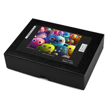 Load image into Gallery viewer, Cute Little Monsters Jigsaw Puzzle | 520 Pieces | Box with Photo on Top | The Wishful Fish
