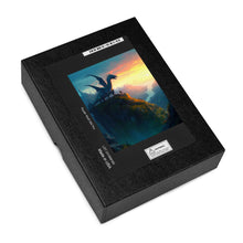 Load image into Gallery viewer, Dragon Mountain Jigsaw Puzzle | 2 Sizes | 520 Pieces | Photo of Box | The Wishful Fish
