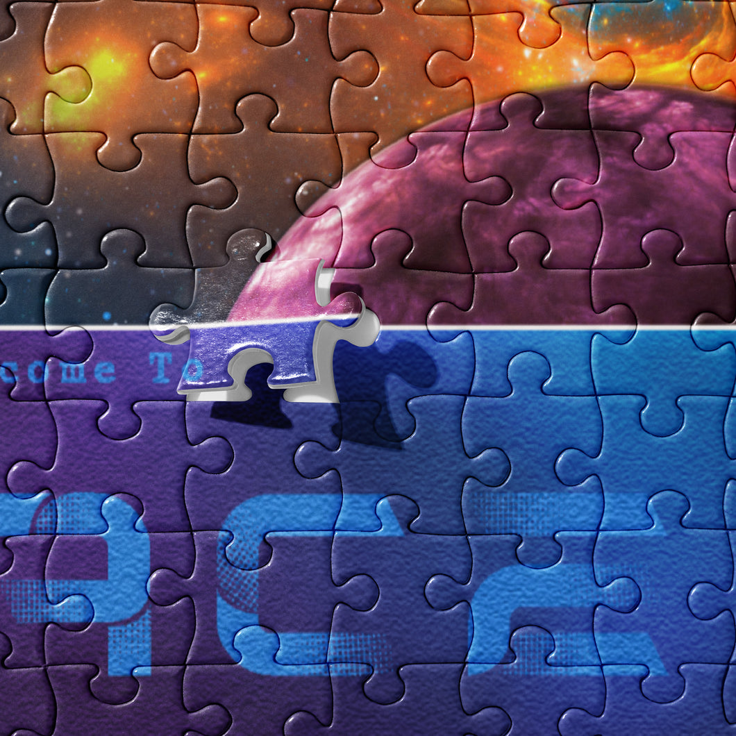 Welcome To Space Since April 12, 1961 Jigsaw Puzzle | Close Up View | 250 Pieces | The Wishful Fish Shop