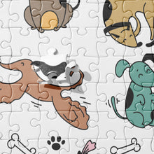 Load image into Gallery viewer, Funny Dogs Jigsaw Puzzle + 520 Pieces | Close Up View | The Wishful Fish
