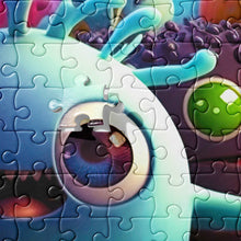 Load image into Gallery viewer, Cute Little Monsters Jigsaw Puzzle | 520 Pieces | Close Up View | The Wishful Fish
