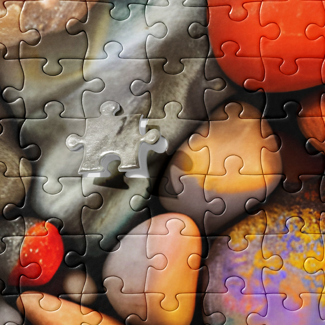 Rock Collection Jigsaw Puzzle + 520 Pieces | Close Up View | The Wishful Fish