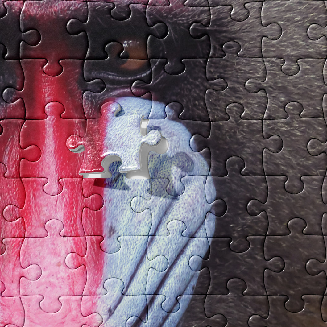 Mandril Monkey Safari Jigsaw Puzzle + 520 Pieces | Close Up View | The Wishful Fish