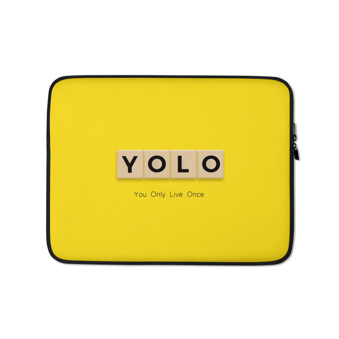 YOLO (You Only Live Once) Laptop Sleeve 13