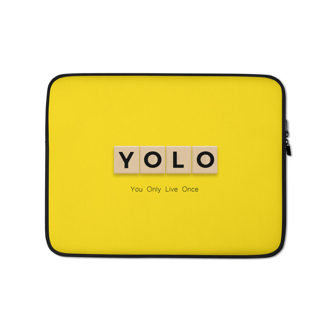 YOLO (You Only Live Once) Laptop Sleeve 13