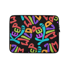 Load image into Gallery viewer, &quot;Keep It Wild&quot; Laptop Sleeve | 13&quot; | Front View | Shop The Wishful Fish

