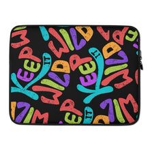 Load image into Gallery viewer, &quot;Keep It Wild&quot; Laptop Sleeve | 15&quot; | Front View | Shop The Wishful Fish
