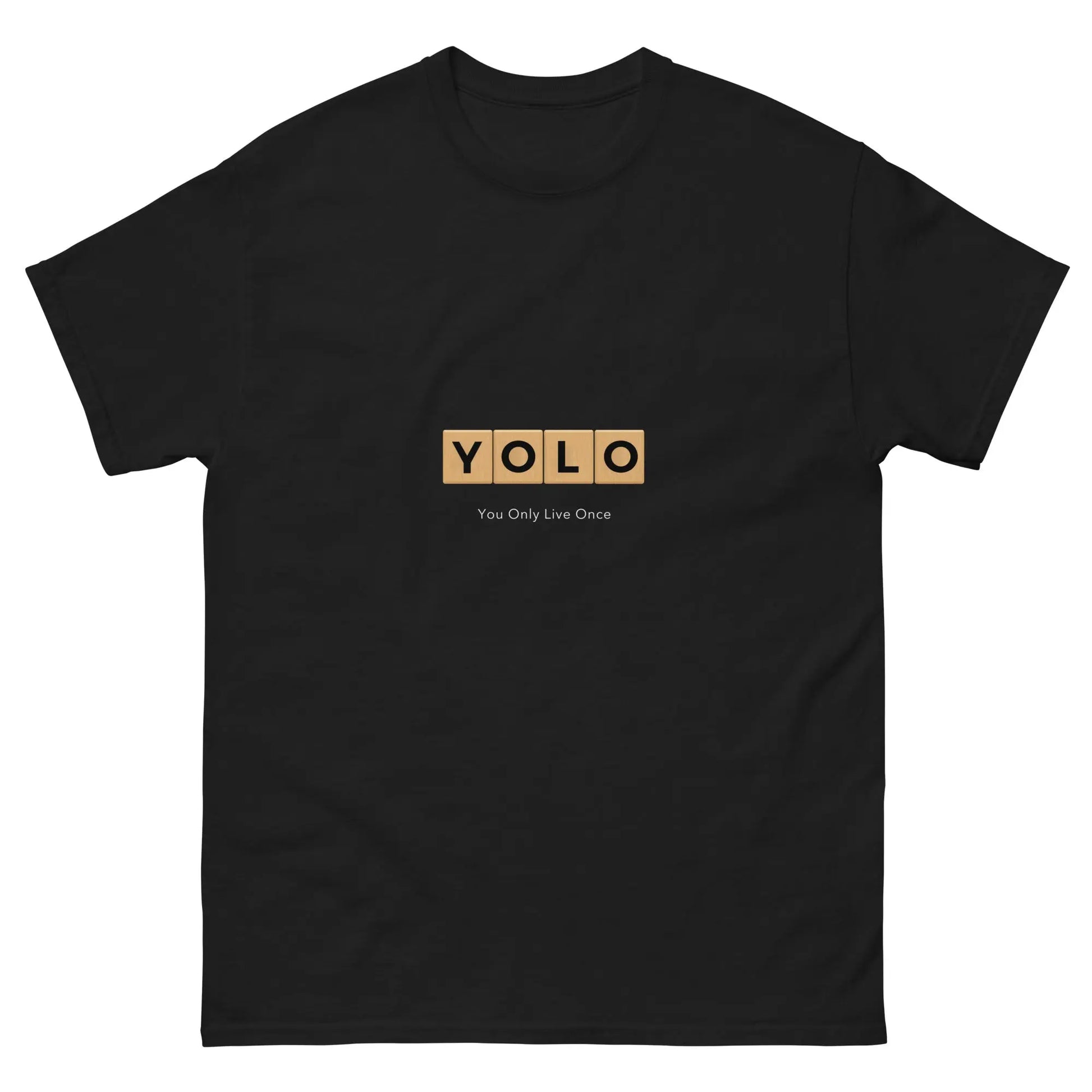 YOLO (You Only Live Once) Men's Classic T Shirt  Sizes S-5XL - Premium Men's T-Shirt from The Wishful Fish - Just $19.50! Shop now at The Wishful Fish