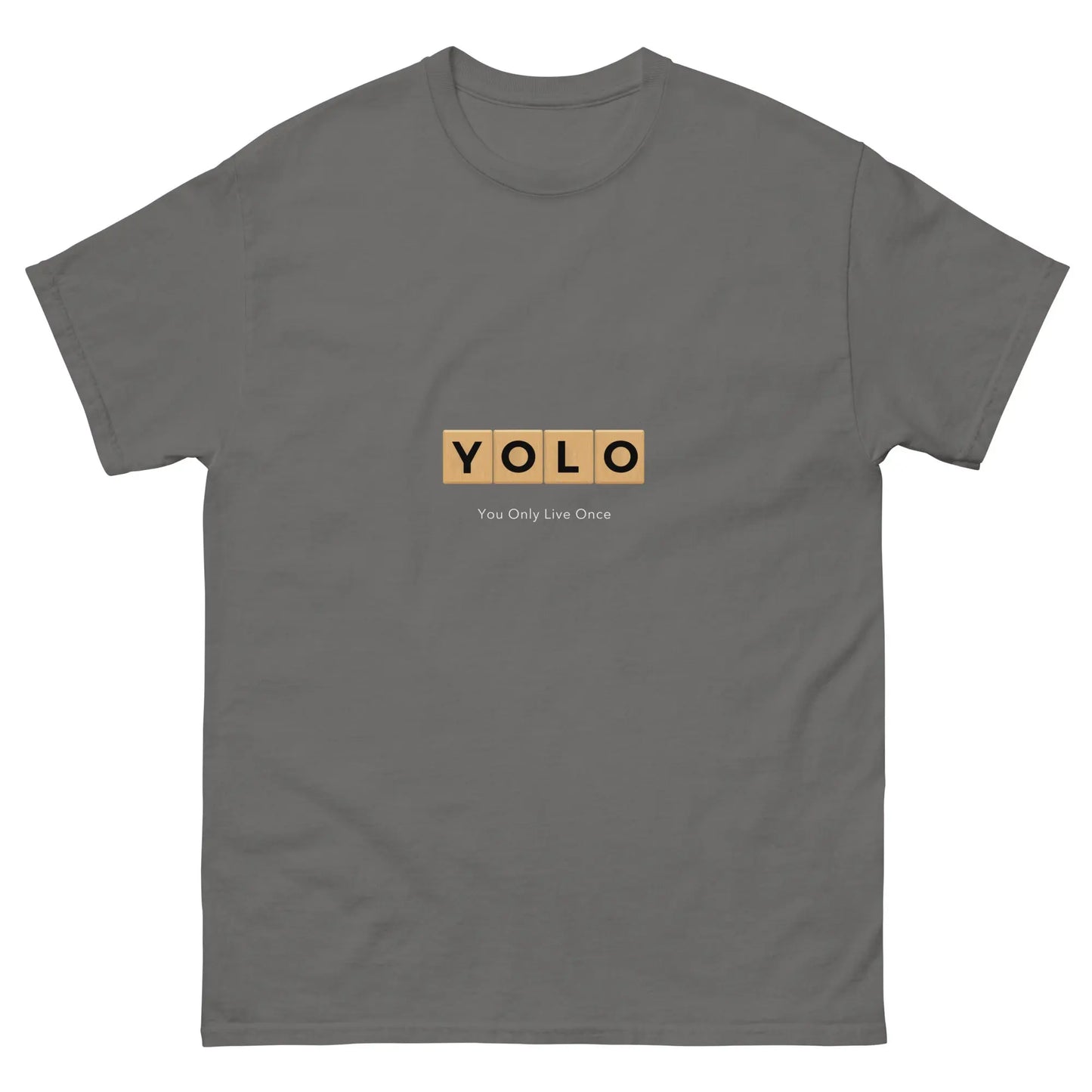 YOLO (You Only Live Once) Men's Classic T Shirt  Sizes S-5XL - Premium Men's T-Shirt from The Wishful Fish - Just $19.50! Shop now at The Wishful Fish