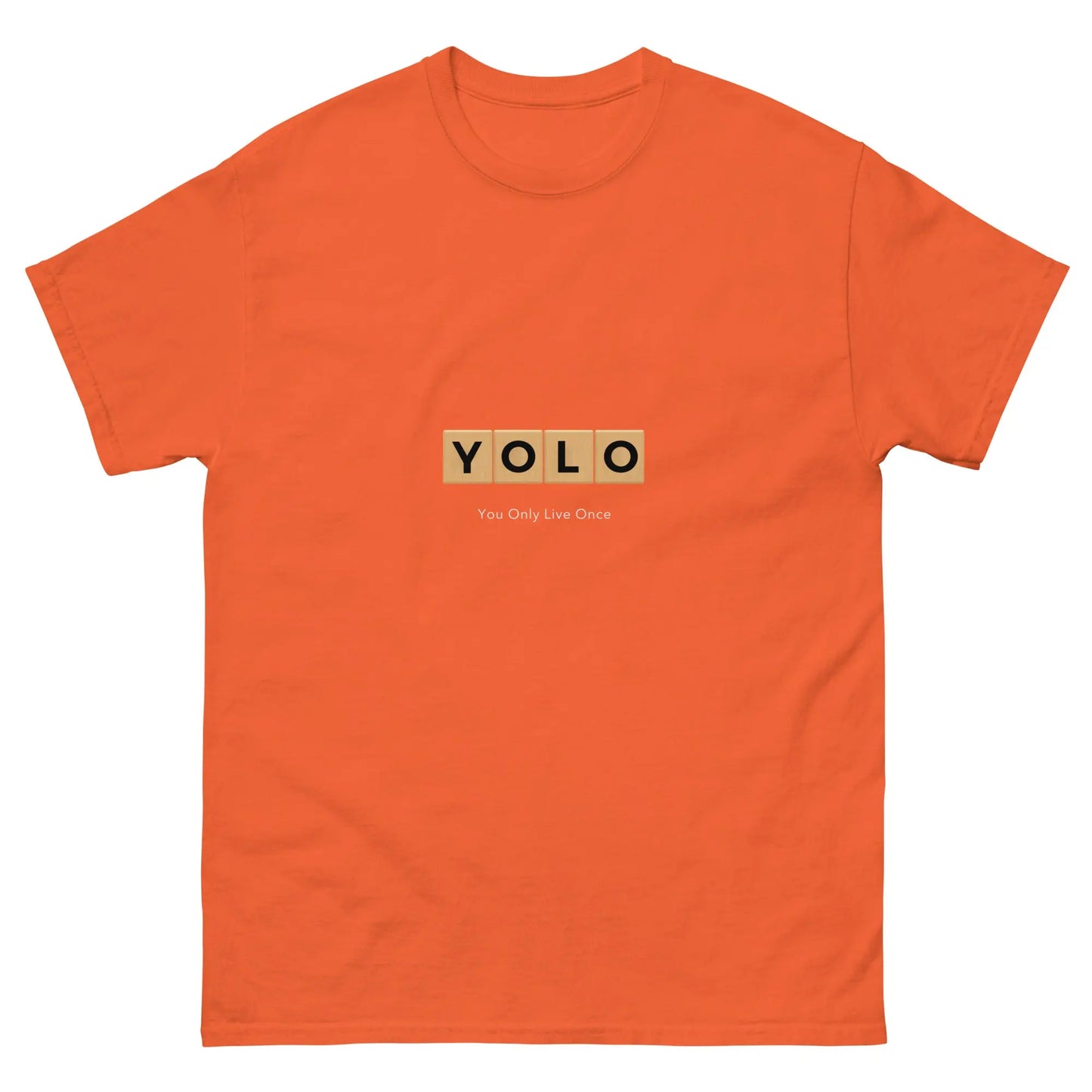 YOLO (You Only Live Once) Men's Classic T Shirt  Sizes S-5XL - Premium Men's T-Shirt from The Wishful Fish - Just $19.50! Shop now at The Wishful Fish