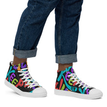 Load image into Gallery viewer, &quot;Keep It Wild&quot; Boys High Top Canvas Shoes  Sizes 5-13 | The Wishful Fish
