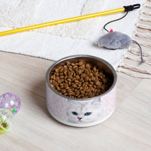 Load image into Gallery viewer, Miss Fluff Cat Pet Bowl - Premium Pet Bowl from The Wishful Fish - Just $30! Shop now at The Wishful Fish
