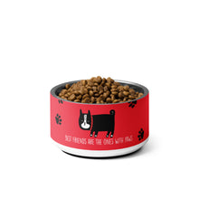 Load image into Gallery viewer, Best Friends Are The Ones With Paws Pet Bowl - Premium Pet Food Bowl from The Wishful Fish - Just $28! Shop now at The Wishful Fish
