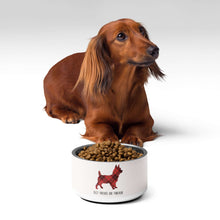Load image into Gallery viewer, Best Friends Are Furever Pet Bowl | 18 oz | Front View Lifestyle | The Wishful Fish Shop
