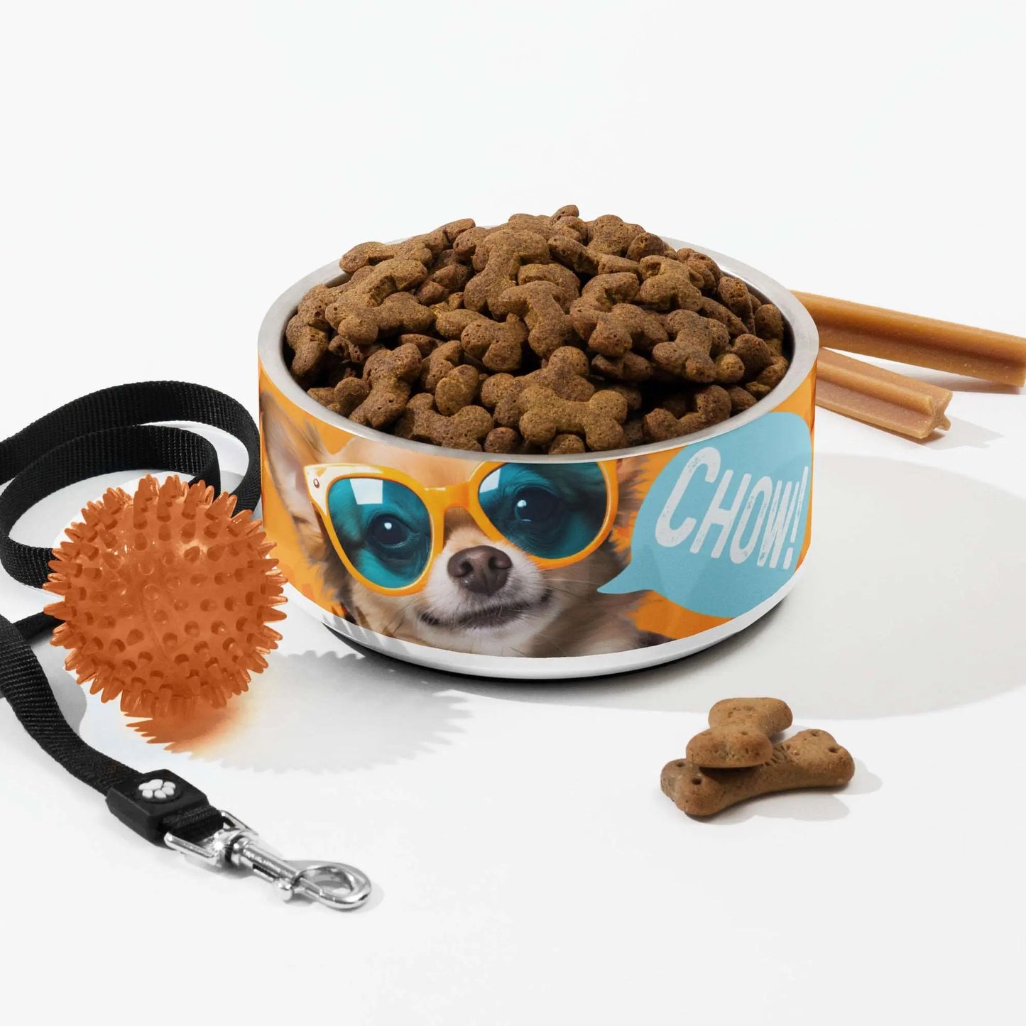 CHOW DOWN! Pet Bowl - Premium Pet Bowl from The Wishful Fish - Just $37! Shop now at The Wishful Fish