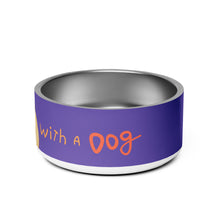 Load image into Gallery viewer, Life Is Better With a Dog Pet Bowl - Premium Pet Food Bowl from The Wishful Fish - Just $28! Shop now at The Wishful Fish
