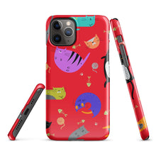 Load image into Gallery viewer, Funky Cats Snap Case For iPhone® - Premium iPhone Case from The Wishful Fish - Just $22! Shop now at The Wishful Fish
