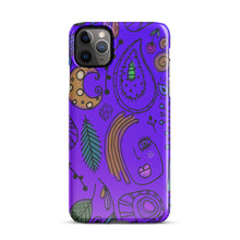 Load image into Gallery viewer, Purple Lover Snap Case For iPhone® - Premium iPhone Case from The Wishful Fish - Just $22! Shop now at The Wishful Fish
