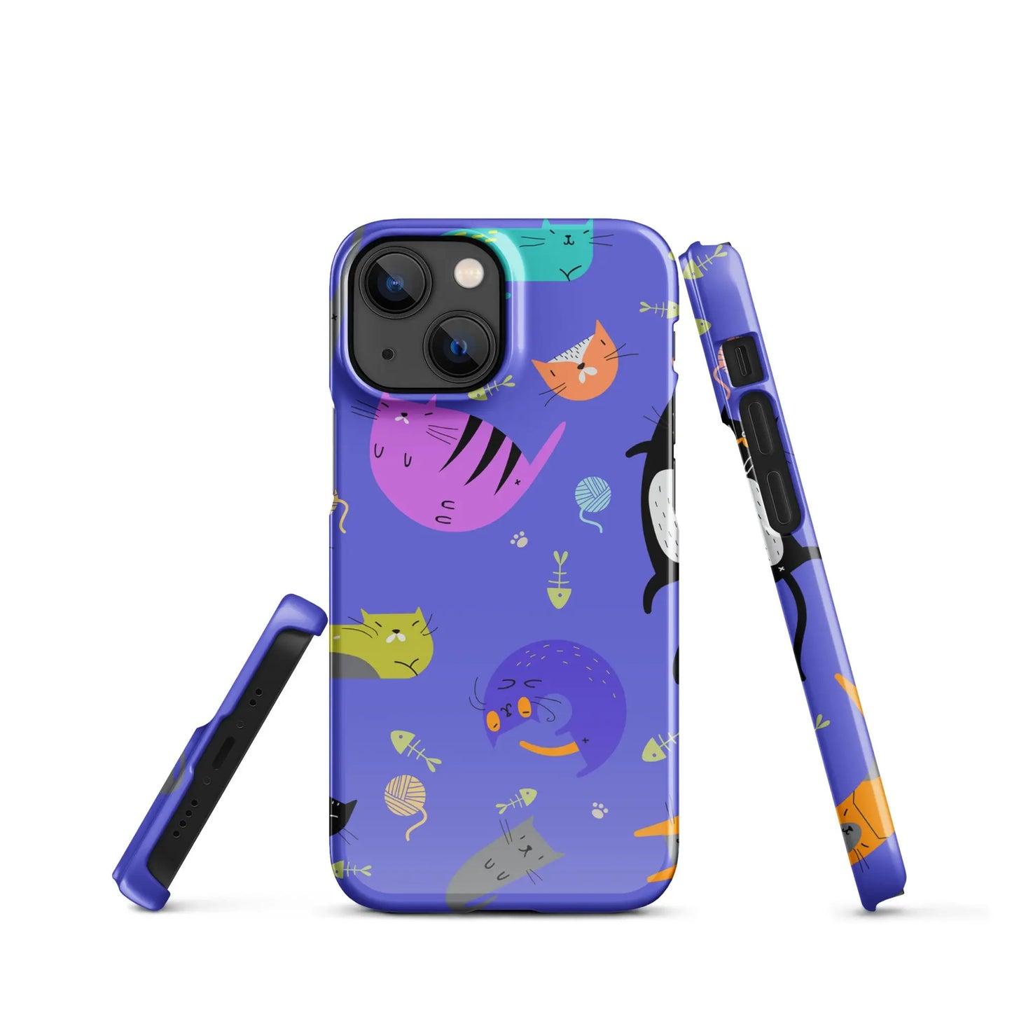 Funky Cat Snap Case For iPhones® - Premium iPhone Case from The Wishful Fish - Just $22! Shop now at The Wishful Fish