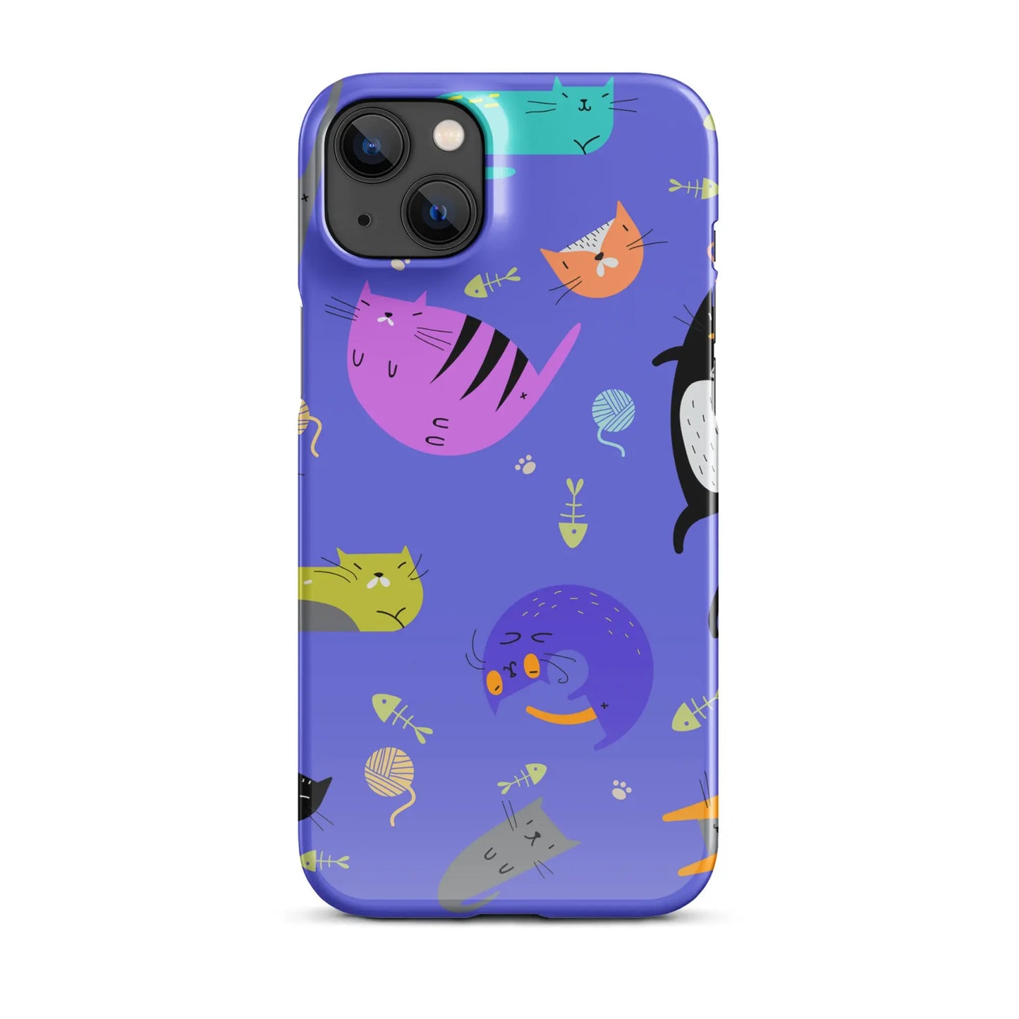 Funky Cat Snap Case For iPhones® - Premium iPhone Case from The Wishful Fish - Just $22! Shop now at The Wishful Fish