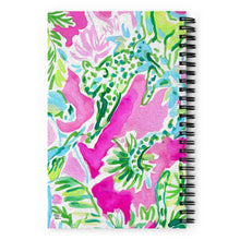 Load image into Gallery viewer, Watch Hill, Rhode Island Painted Summer Chic Spiral Notebook | 5.25&quot; x 8.25&quot; |  Back | The Wishful Fish
