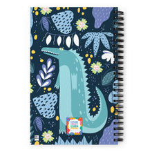 Load image into Gallery viewer, Alligator Spiral Notebook | Back View | 5.25&quot; X8.25&quot; | The Wishful Fish
