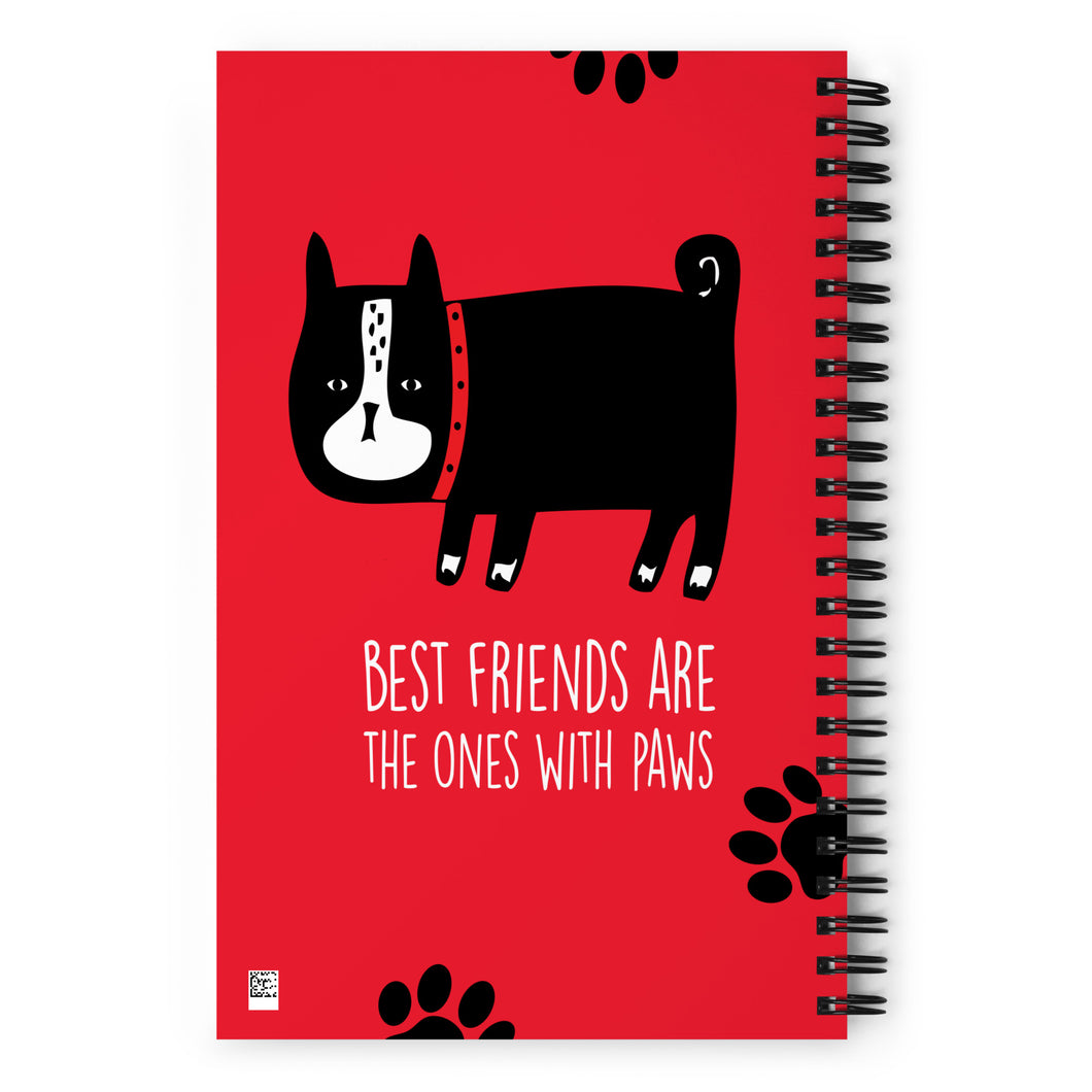 BEST FRIENDS Spiral Notebook - Premium Spiral Notebook from The Wishful Fish - Just $18! Shop now at The Wishful Fish