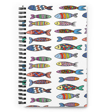 Load image into Gallery viewer, &quot; Fishy Fun&quot; Spiral Notebook - Premium Spiral Notebook from The Wishful Fish - Just $18! Shop now at The Wishful Fish
