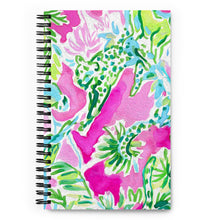 Load image into Gallery viewer, Watch Hill, Rhode Island Painted Summer Chic Spiral Notebook | Front | 5.25&quot; x 8.25&quot; | The Wishful Fish
