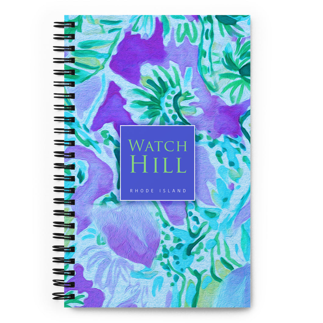 Watch Hill, Rhode Island Floral Spiral Notebook