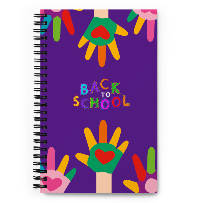 BACK TO SCHOOL Spiral Notebook For Teachers | Purple | 5.5