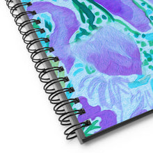 Load image into Gallery viewer, Watch Hill, Rhode Island Floral Spiral Notebook | Close Up | 5.25&quot; x 8.25&quot; | The Wishful Fish
