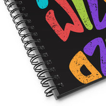 Load image into Gallery viewer, &quot;Keep It Wild&quot; Spiral Notebook | Close Up View Spiral &amp; Cover | The Wishful Fish
