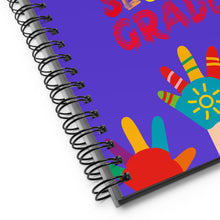 Load image into Gallery viewer, HELLO SECOND GRADE Spiral Notebook For Teachers | 5.5 x 8.5&quot; | Close Up View | Shop The Wishful Fish
