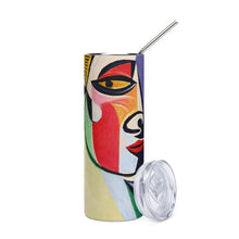 Load image into Gallery viewer, Chic Lady Stainless Steel Stumbler Tumbler | 20 0z | Front View | The Wishful Fish
