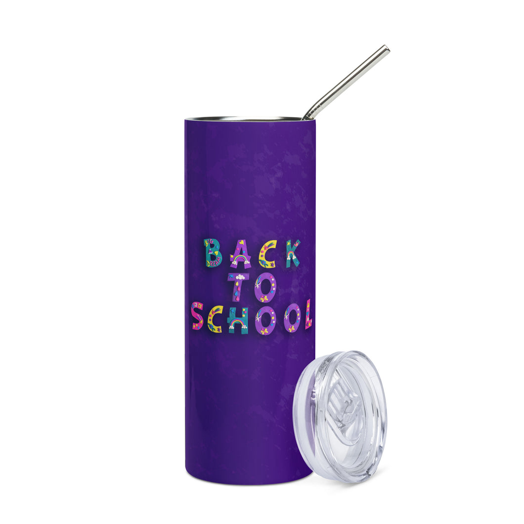 BACK TO SCHOOL Stainless Steel Tumbler For Teachers - Premium Tumblers from The Wishful Fish - Just $28! Shop now at The Wishful Fish