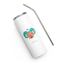 Load image into Gallery viewer, Zodiac Aries Stainless Steel Tumbler | 20 oz | Front View | The Wishful Fish
