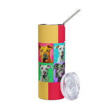 Load image into Gallery viewer, Colorful Pride Stainless Steel Stumbler Tumbler | 20 oz | Front View | The Wishful Fish
