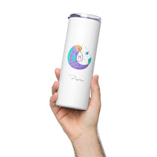 Load image into Gallery viewer, Zodiac Pisces Stainless Steel Tumbler | 20 oz | Front View Lifestyle | The Wishful Fish

