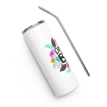 Load image into Gallery viewer, Dream Big Stainless Steel Stumbler Tumbler | 20 oz | Side View | The Wishful Fish
